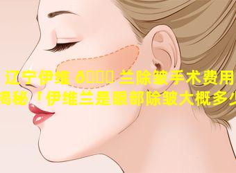 辽宁伊维 🐋 兰除皱手术费用大揭秘「伊维兰是眼部除皱大概多少钱」